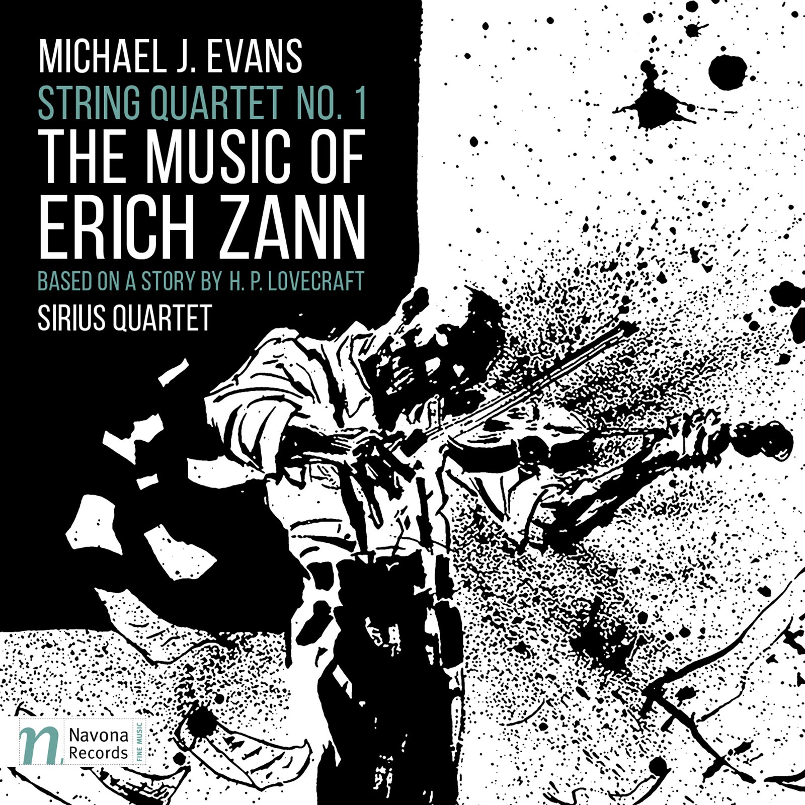 String Quartet No. 1 The Music of Erich Zann - Album Cover